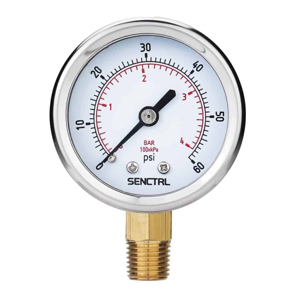 pool filter pressure gauge