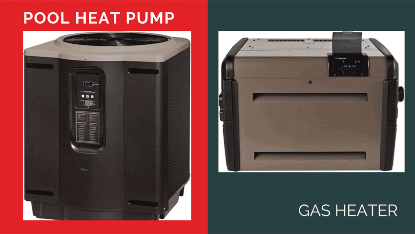 pool heat pump vs gas heater